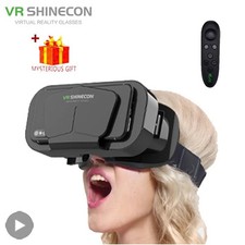 New VR Headset With Remote- 3D Virtual Reality GLASSES Goggles With Remote UK