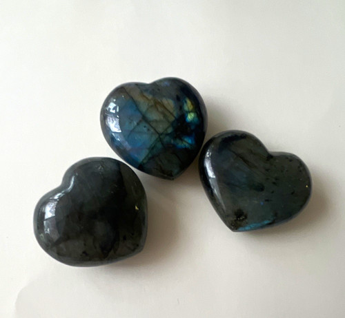 Labradorite polished heart - polished,