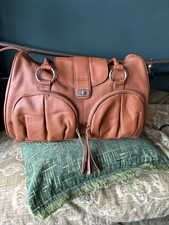 Lucie K Tan Leather Bag With