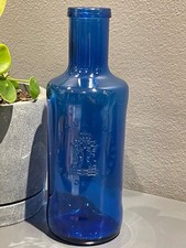 Aqua Solande De Cabras 1L Blue Glass Table Water Bottle
