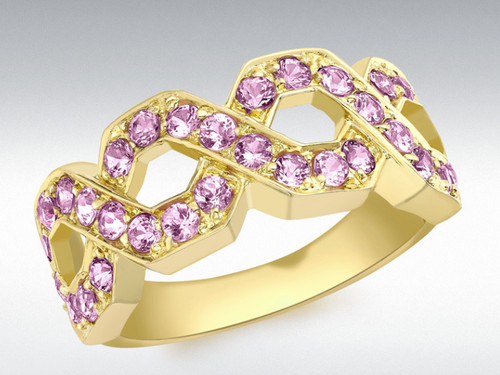 9ct yellow gold - 9ct, pink