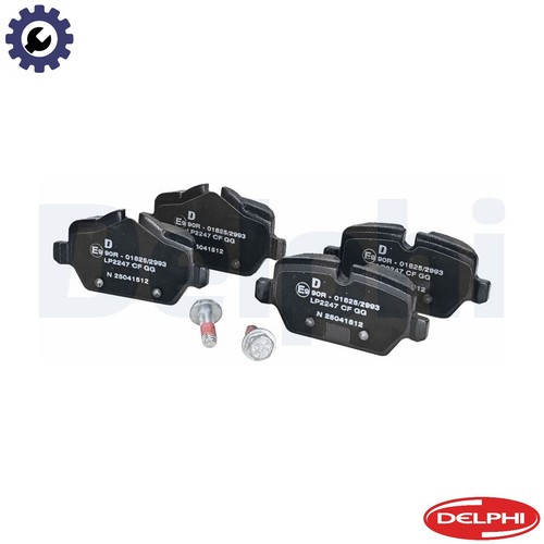 Brake pad set disc - set,