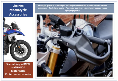 Bmw r1250r handguards - bmw, black