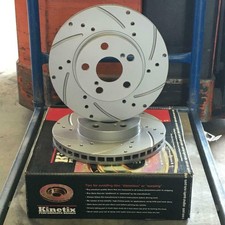 FOR TOYOTA CELICA 1.8 VVTI + T SPORT 140 BHP ONLY FRONT GROOVED BRAKE DISCS 255M