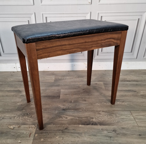 Vintage piano stool - vintage, music