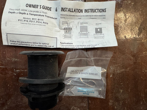 Airmar thru hull transducer