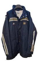 Adidas 3 Stripe Men’s Winter Long Coat Notre Dame Football Jacket Size Medium