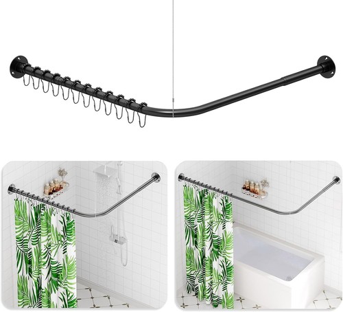 Shaped shower curtain - l,