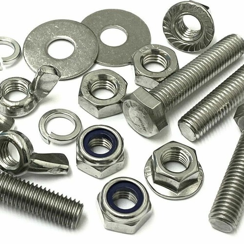Fully threaded bolts - threaded, nuts