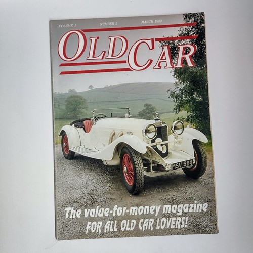 Old car magazine - march, 1989