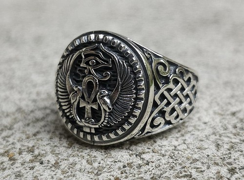 Ankh ring eye horus - ring,