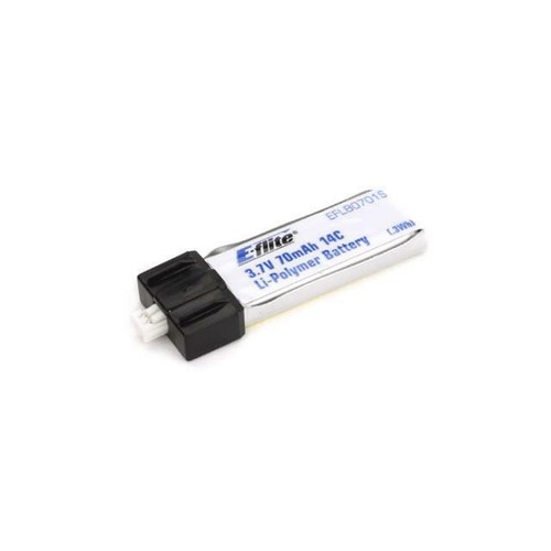 Flite 70mah 7v 14c lipo - e-flite, 3.7v