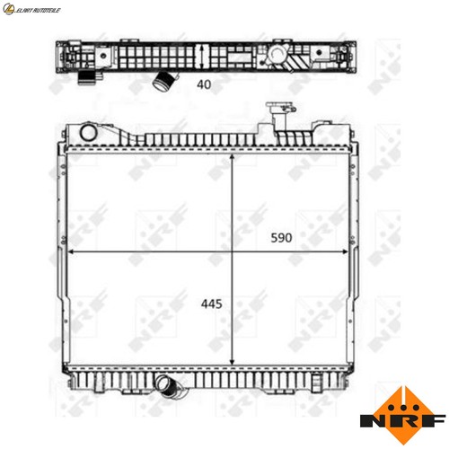 Radiator engine cooling - cooling, 58484
