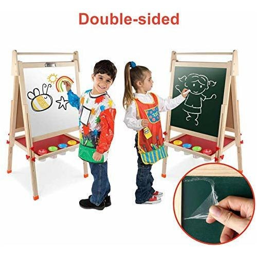 Kids easel wooden - wooden, 1