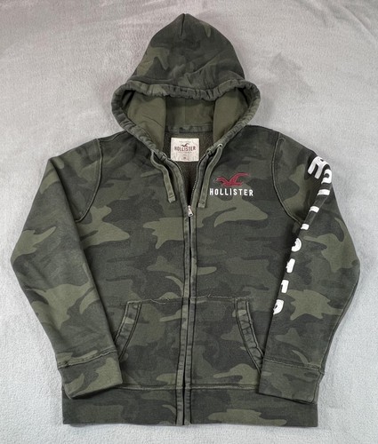 Hollister hoodie mens green - hollister, m