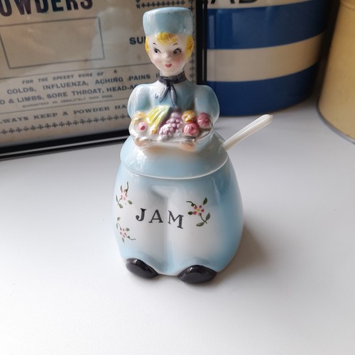 Vintage 1950s jam pot dutch - 1950s,