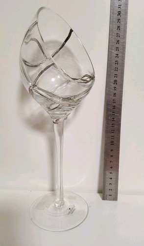 Star glass handmade oval - star,