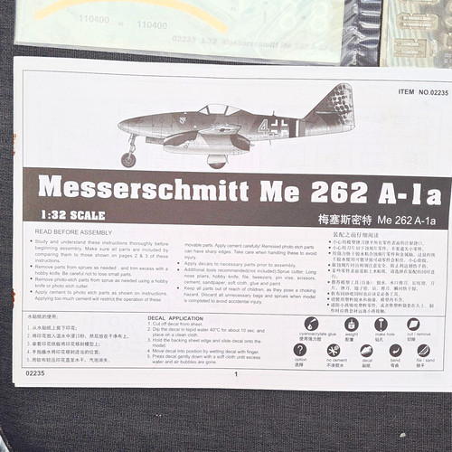 Trumpeter messerschmitt 262 - trumpeter,