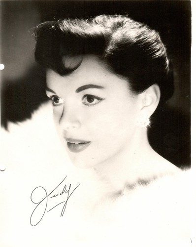 Judy garland signed 1956 w - garland,