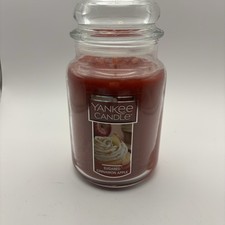 Yankee Candle Sugared Cinnamon Apple Original Large Scented Jar Candle, 22 oz