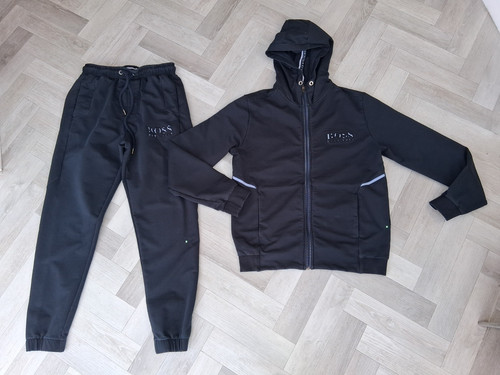 Hugo boss tracksuit mens navy - boss,
