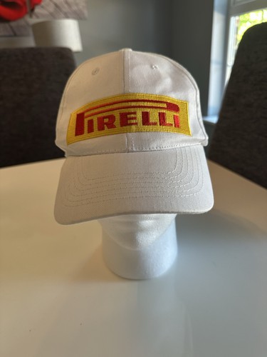 Pirelli motor racing cap - motor, white