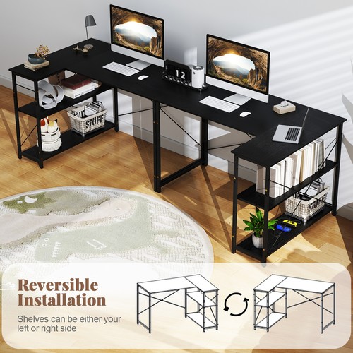 Computer desk reversible - desk,