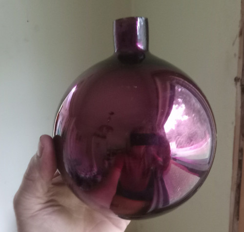 Rare purple free blown glass - rare,