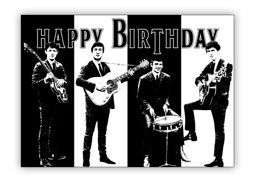 The beatles birthday card - the,