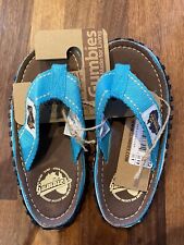 Gumbies Islander Girls/Boys Flip Flops Size 11 EU 29 Retro A1