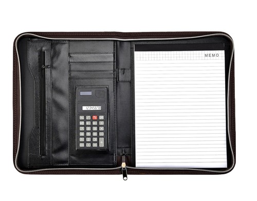 Zipped conference folder - a4,