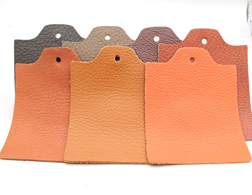 Leather sofa swatch pieces - leather,