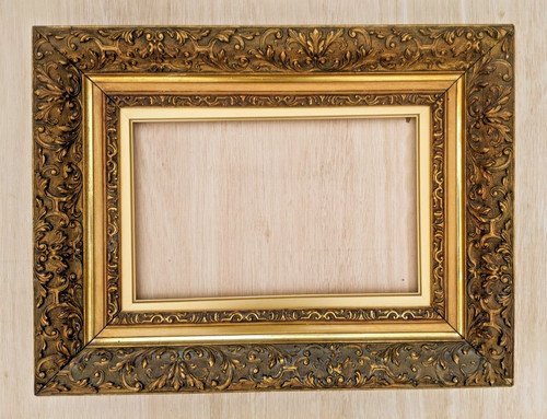 Good victorian gilt frame - gilt,