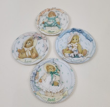 Cherished Teddies Set of Wall Plates by priscilla hillman 1994