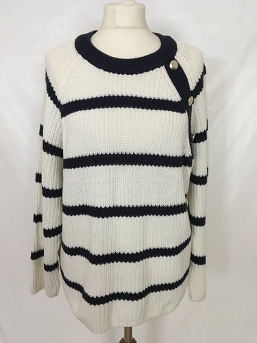 Nautical stripe button - tu,