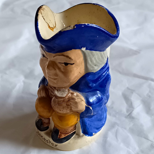 Hand painted ceramic - hand, toby