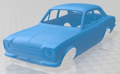 Escort rs1600 1970 car shell - escort,