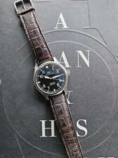 Iwc Pilot Mark XVI, 39mm, black face.  Full set: box and papers. 
