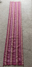 Beautiful Burgundy & Gold 2 Tone Table Runner 74 inches long 15 inches wide