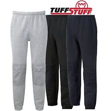 Mens TUFFSTUFF Comfort Work Pants Joggers with Knee Pad Pockets Jogging Bottoms