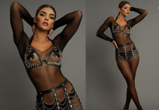 Ann Summers Diamante Chain Bra