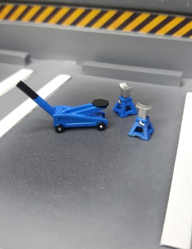 Resin trolley jack - +, pair