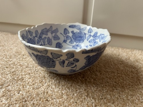 Large vintage blue white - blue,