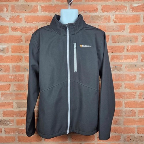 Mens guinness black softshell - black,
