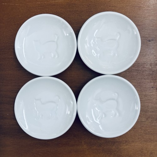 Butter pats porcelain white - pats,