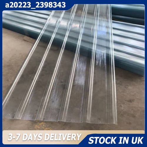 5pcs clear corrugated roofing - clear,
