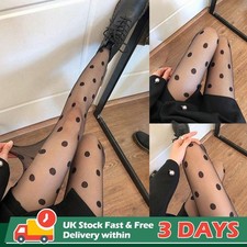 UK Womens Polka Dot Stockings