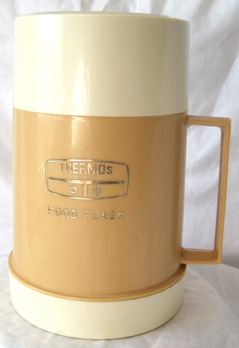 Vintage thermos food flask - thermos,