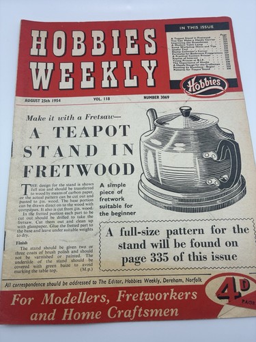 Hobbies weekly magazine - weekly, vol