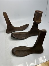 Vintage Cast Iron Anvil Shoe Last Maker Cobblers Heavy Metal Repair Tool Set X3